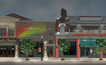 Conceptual Lighting for the Detroit Shoreway Gordon Square Arts District